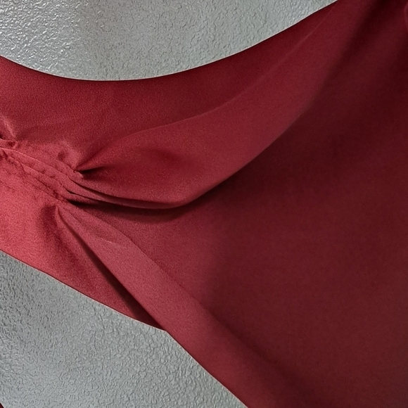NWT Eloquii Plus Size Maroon Blouse   Size 20 - Picture 3 of 12